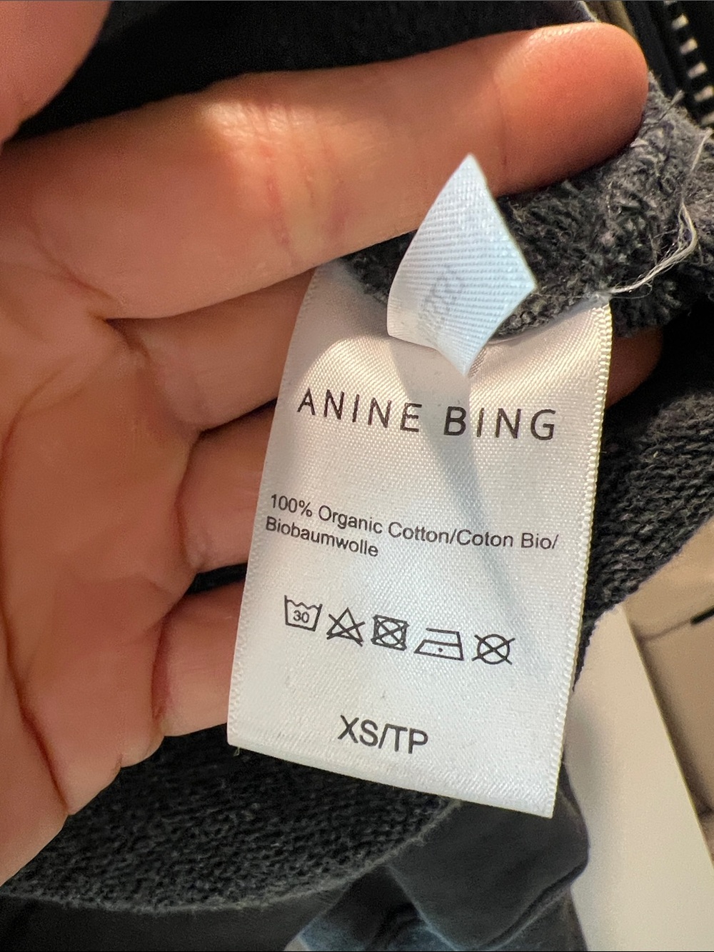 Anine Bing Los Angeles Eagle Graphic Sweatshirt - Charcoal - Picture 3 of 4